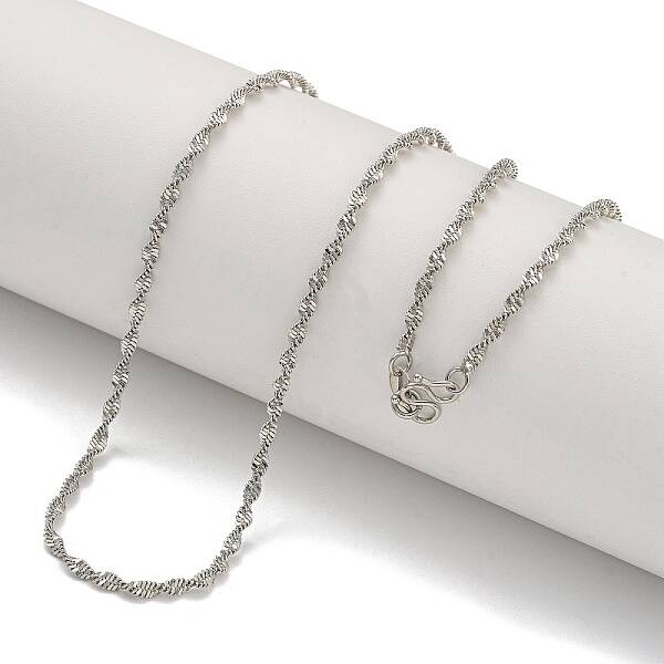 Brass Singapore Chain Necklaces for Women