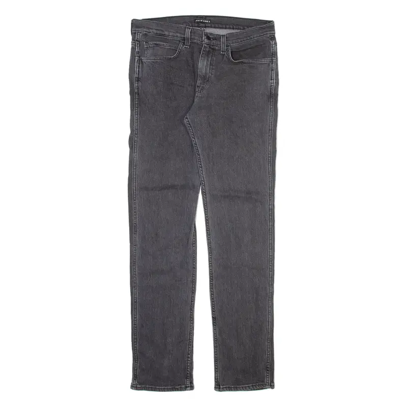 LEVI'S Line 8 Mens Jeans Grey Slim Straight Stone Wash W32 L34