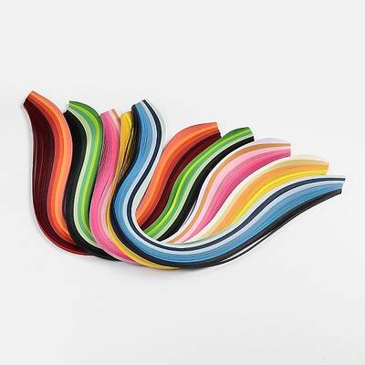 6 Colors Quilling Paper Strips