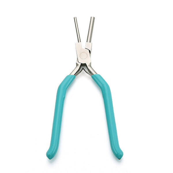 65# Steel Round Nose Pliers with Plastic Handles