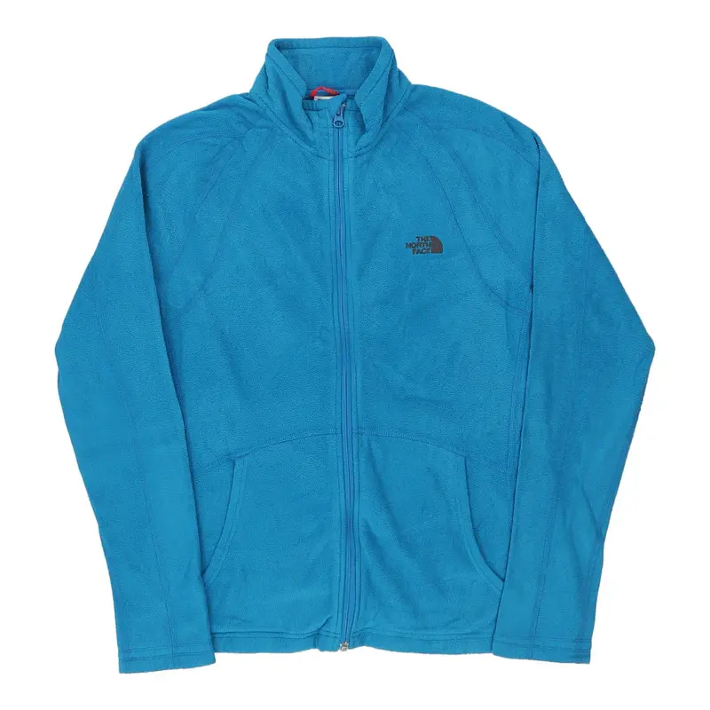 The North Face Fleece - Large Blue Polyester