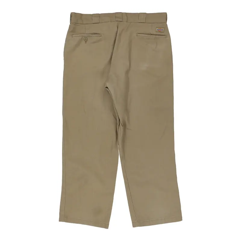 874 Dickies Trousers - 38W 28L Beige Cotton Blend