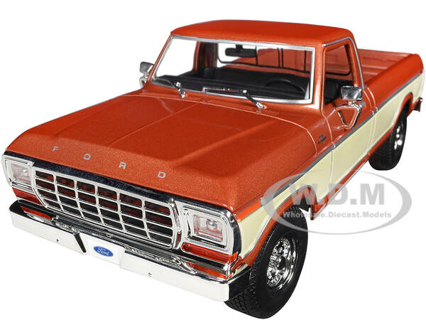 1979 Ford F-150 Ranger Pickup Truck Brown Metallic and Cream \