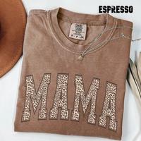 Comfort Colors Leopard Mama Shirt, Mothers Day Gift, Mom Shirt, Retro Mama Shirt, Gift For Mom, Mama Shirt, Leopard Mama T-Sh...