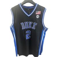 2025 American basketball jersey DUKE FLAGG 2 Sewing embroidery at a good price large size white black light blue accepted who...