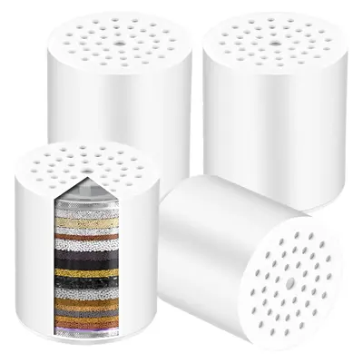 20 Stage Shower Filter Kit, Universal Replacement Cartridge, Hard Water Purifier, Water Softener for Skin & Hair Healthy, Sho...