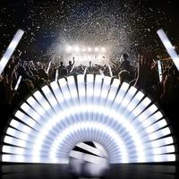 MICRENCY A LED Foam luminous rod, White glow stick, night light party supplies,Suitable for wedding parties, holiday parties,...