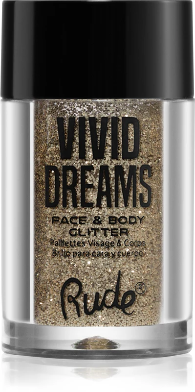 Rude Cosmetics Vivid Dreams Face & Body Glitter Color Visionary 2.7g