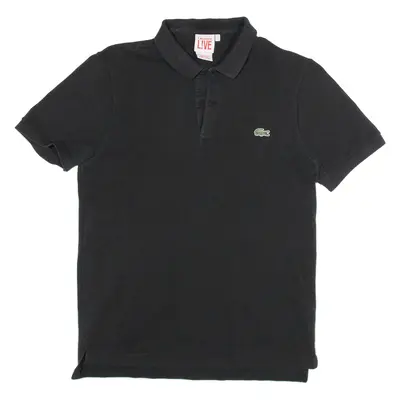 LACOSTE Mens Polo Shirt Black S