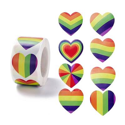 Colorful Paper Gift Tag Stickers