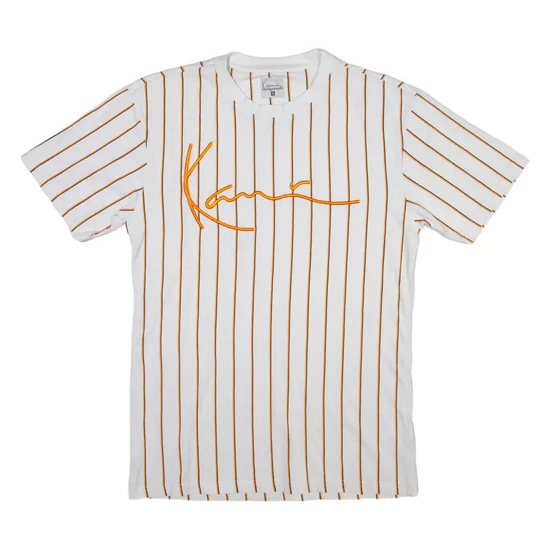 KARL KANI Striped Mens T-Shirt White S