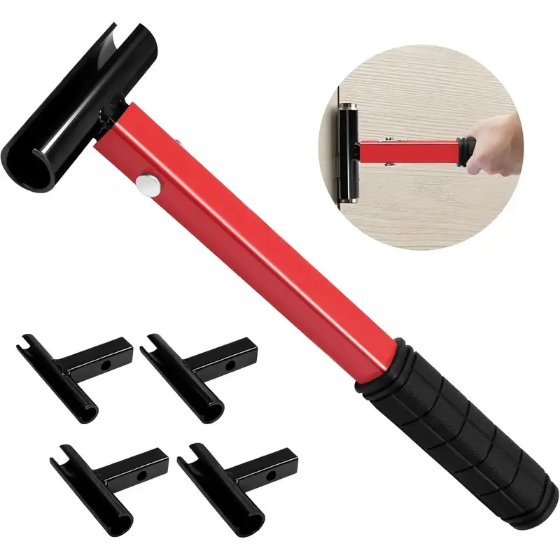 4 In 1 Hinge Adjustment Wrench Tool Kit, Adjustable Hinge Installation & Removal Tool, Professional Door Hinge Adjustment Too...