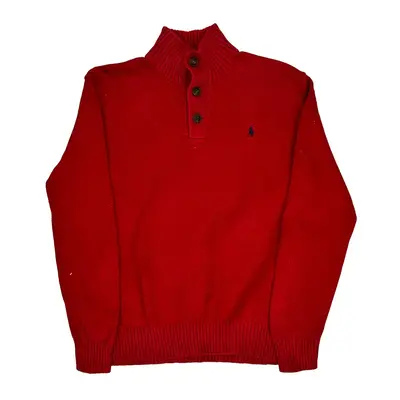Ralph Lauren Jumper - Large Red Cotton