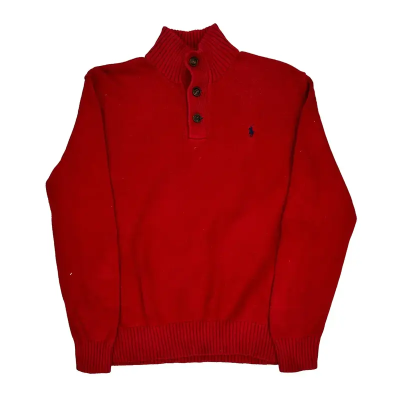 Ralph Lauren Jumper - Large Red Cotton