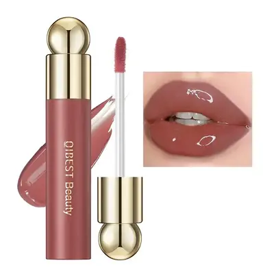 Long-lasting Mirror Lip Gloss, Tinted Moisturizing Liquid Lip Balm, Glossy Lip Oil, Plumping Lipstick for All Occasions Makeu...