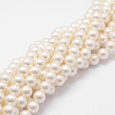 Shell Pearl Bead Strands