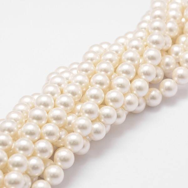 Shell Pearl Bead Strands