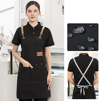 1 waterproof and stain-resistant apron, adjustable and . Suitable for supermarkets, restaurants, fruit shops, and bubble tea ...