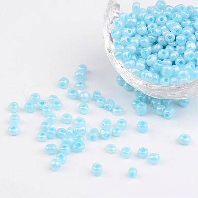 DIY Craft Beads 6/0 Ceylon Round Glass Seed Beads
