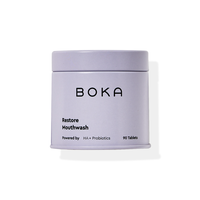 Boka Travel Size Mouthwash Tablets-Hydroxyapatite, Fluoride Free & Alcohol Free - Freshen Breath, Kill Odor & Helps Remineral...