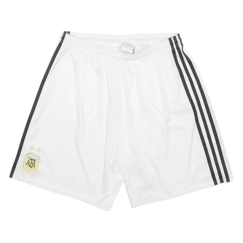 ADIDAS Mens Sports Shorts White L W27