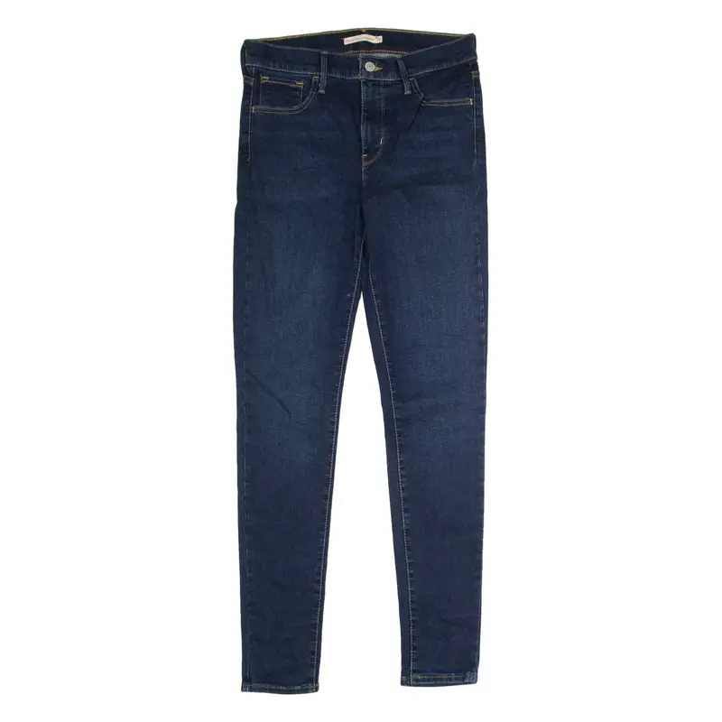 LEVI'S 720 High Rise Super Womens Jeans Blue Regular Skinny W28 L30