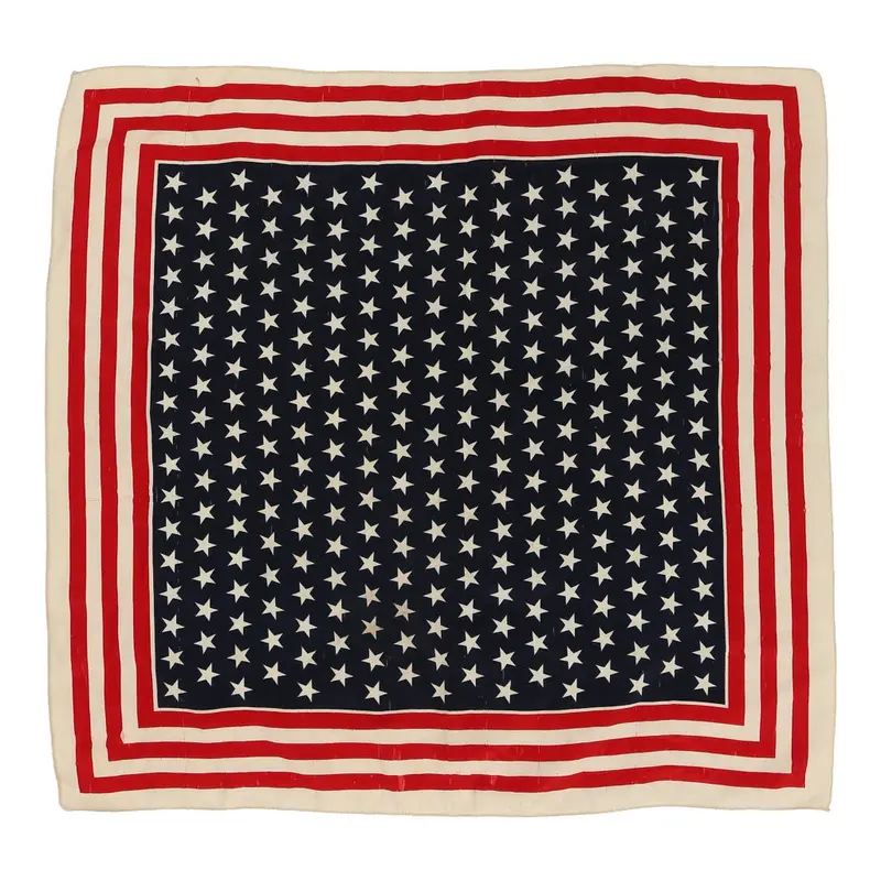 USA Unbranded Scarf - No Size Navy Polyester