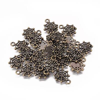 Halloween Jewelry Tibetan Style Alloy Pendants