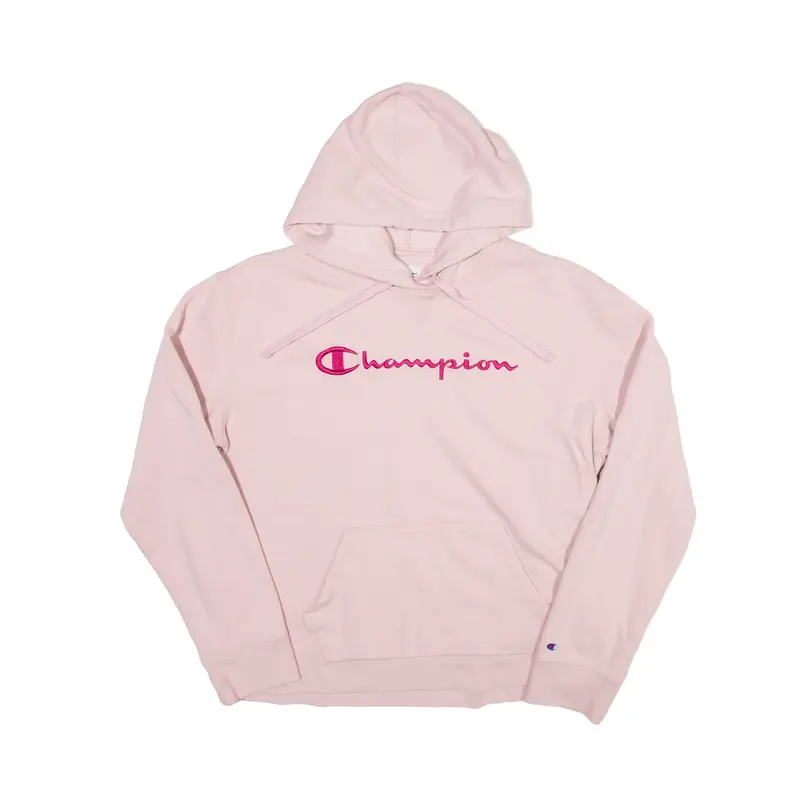 CHAMPION Hoodie Pink Pullover Womens L