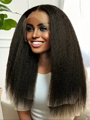 32 Inch Black Long Straight Hair Lace Front Wigs for Women, Hairstyles Black Girl, Summer Gorgeous Fluffy Wigs without Bangs,...