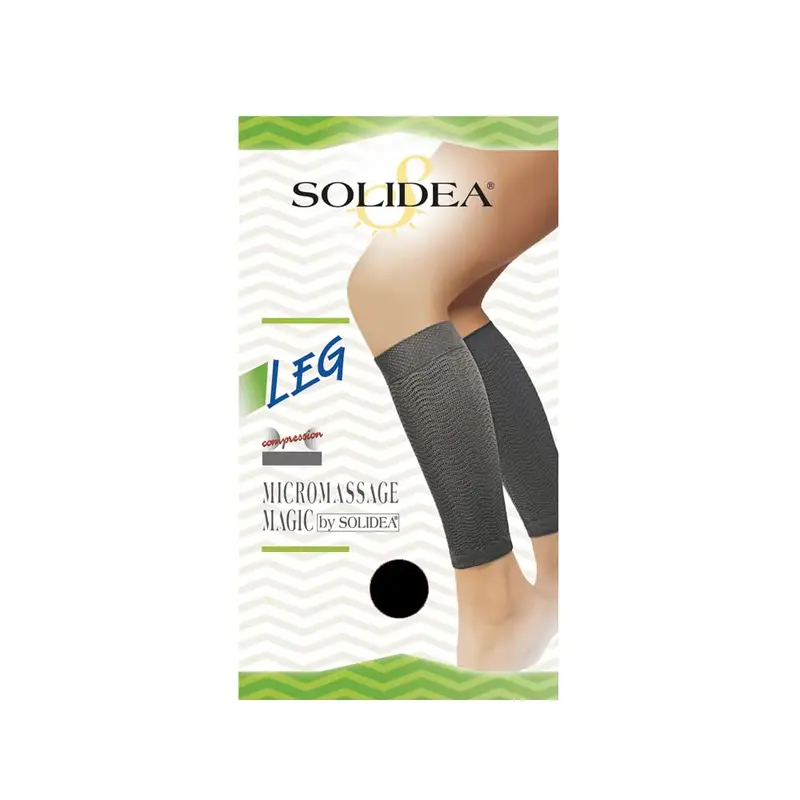 Solidea Leg Elastic Leg Warmers Micromassage Fabric Noisette 2M