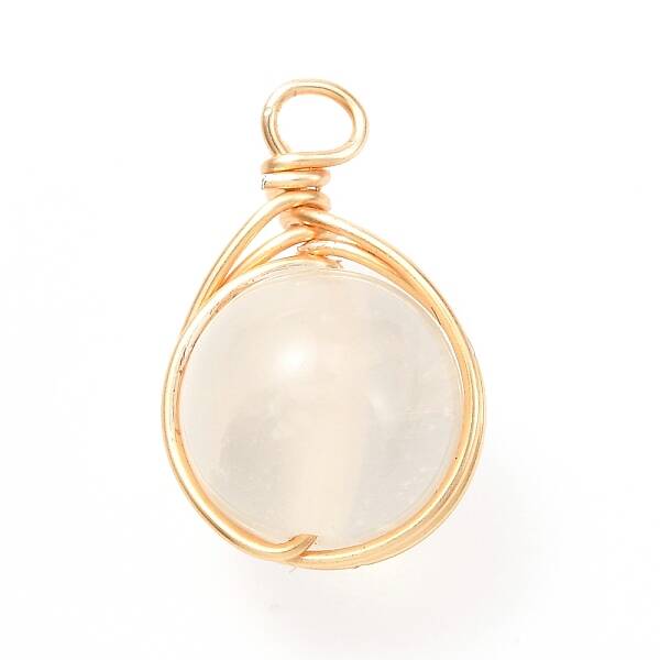 Natural Selenite Pendants