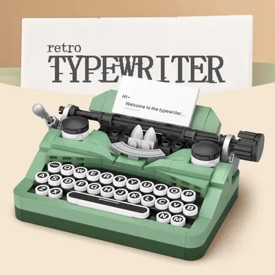 Retro Style Printer Design Building Block Toy, 223pcs/set Simulation Printer Model, Building Toys for Children & Adults