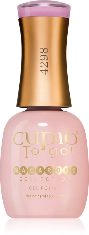Cupio To Go! Macarons UV/LED Gel Nail Polish Color Bubble Gum 15 ml