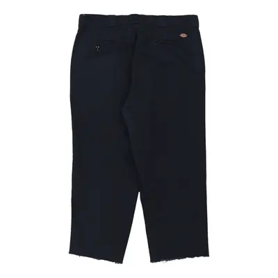 874 Dickies Trousers - 38W 25L Navy Polyester Blend