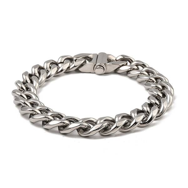 Non-Tarnish 304 Stainless Steel Cuban Link Chain Bracelet