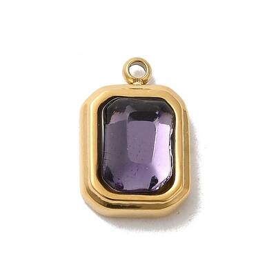 304 Stainless Steel Glass Pendants