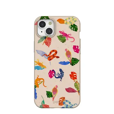 Seashell Into the Tropics iPhone 15 Plus Case