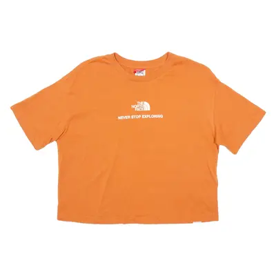 THE NORTH FACE Cropped Womens T-Shirt Orange S