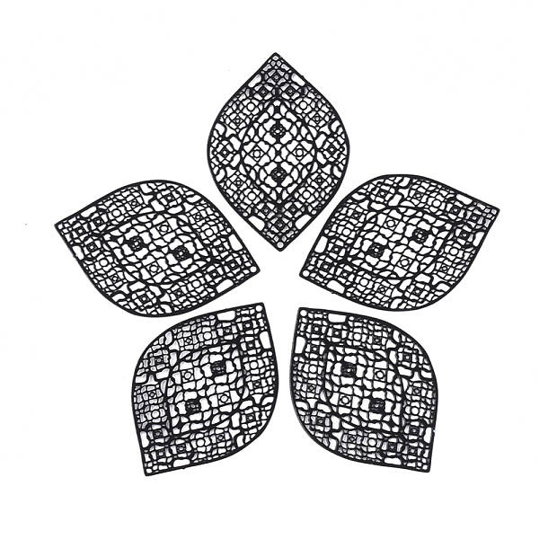 430 Stainless Steel Filigree Pendants