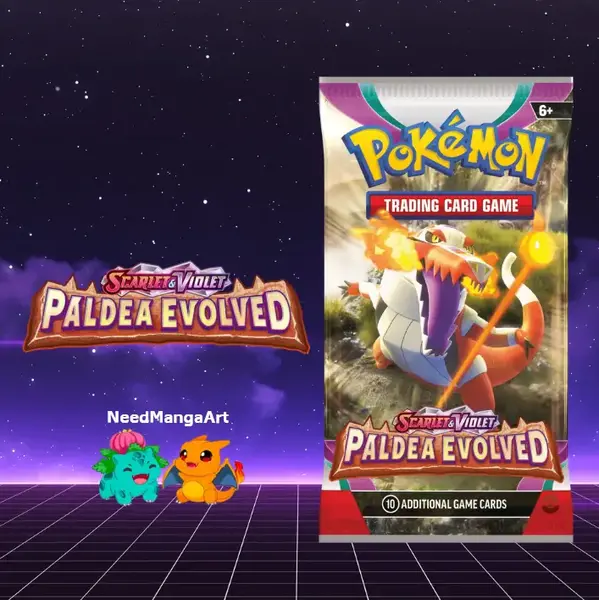 1X Paldea Evolved Booster Pack POCKET MONSTER TCG