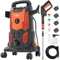 VEVOR Electric Pressure Washer, Max. 2300 PSI 1.9 GPM 1900W Power Washer w/ 26 ft Hose, 4 Quick Connect Nozzles, Foam Cannon,...