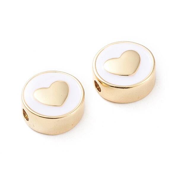 Brass Enamel Beads