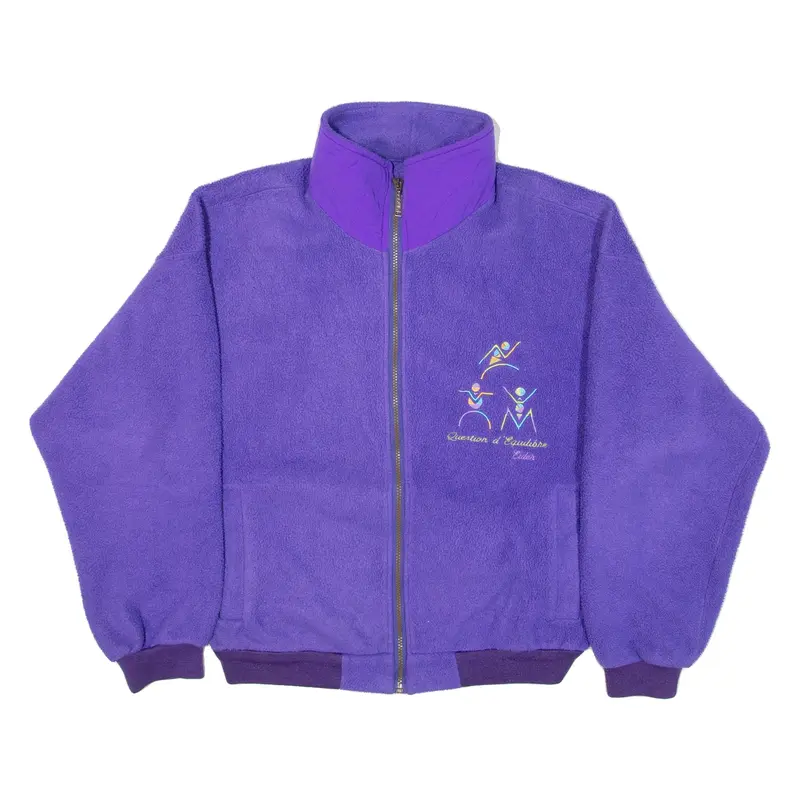 EIDER Womens Fleece Jacket Purple XL