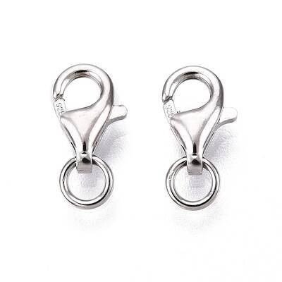 Anti-Tarnish 925 Sterling Silver Lobster Claw Clasps