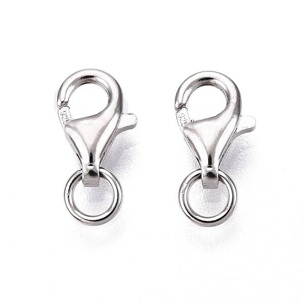 Anti-Tarnish 925 Sterling Silver Lobster Claw Clasps