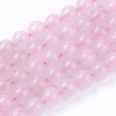 Natural White Jade Bead Strands