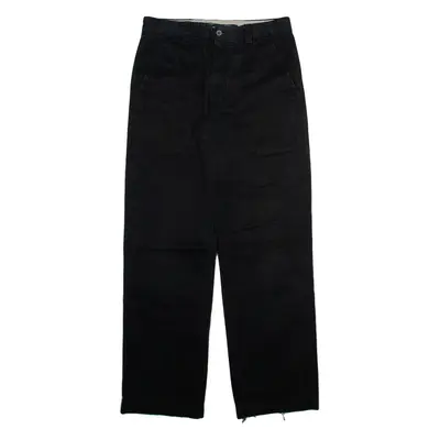 DOCKERS Mens Trousers Black Regular Straight W30 L31