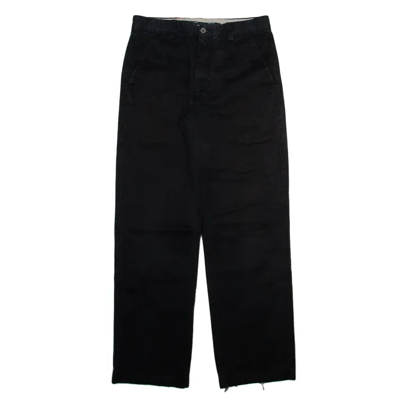 DOCKERS Mens Trousers Black Regular Straight W30 L31