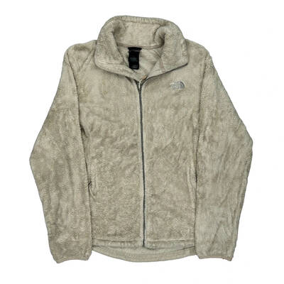 The North Face Fleece Jacket - Large Beige Polyester
